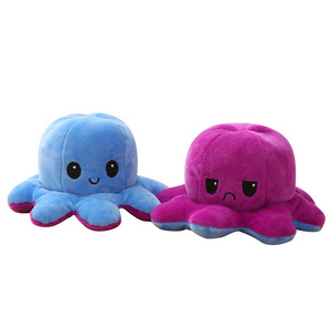 2023 hot octopus plush 20cm reversible mood octopus free shipping custom plush toy