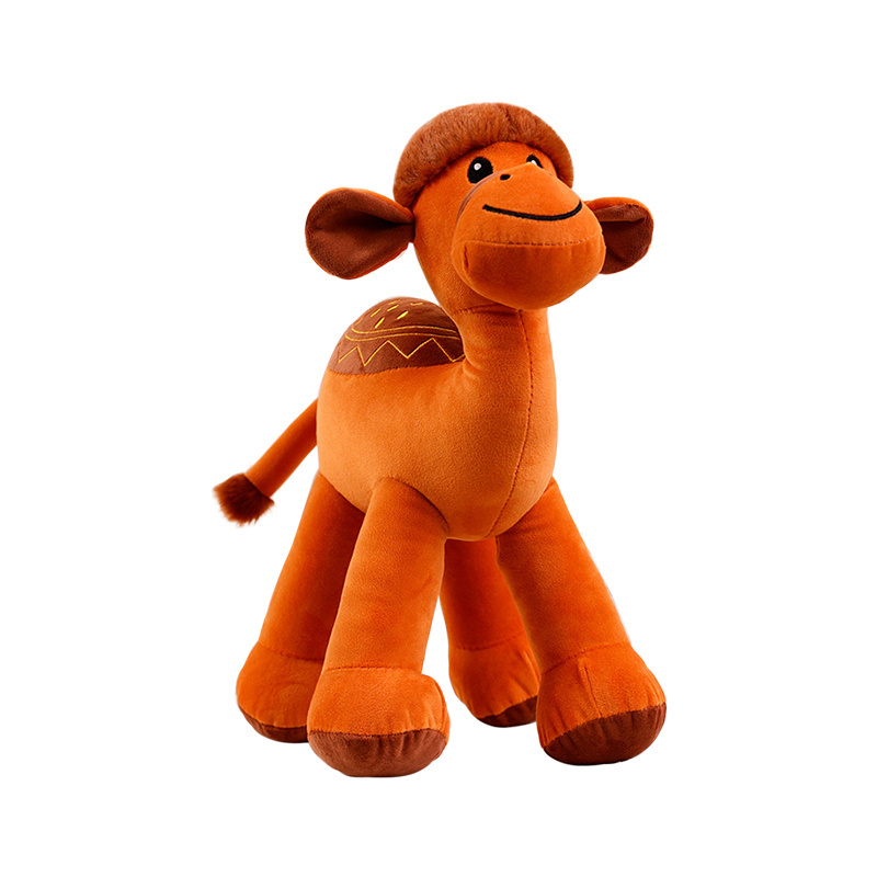 Custom Soft Animal toys Stuffed Arabic Camel Plushies Plush Mascot toy