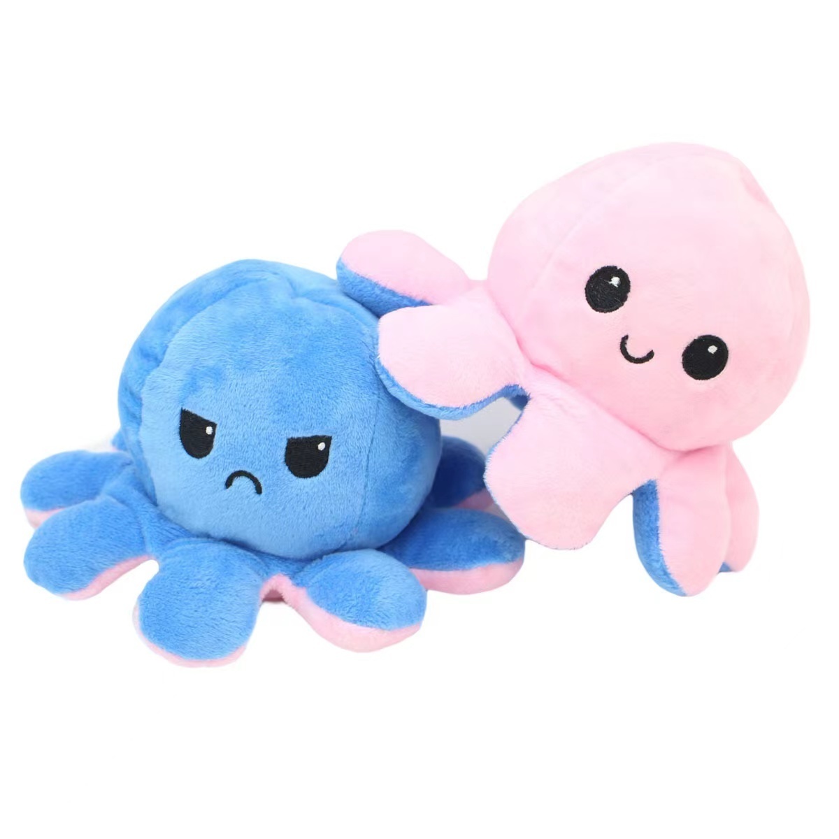 2023 hot octopus plush 20cm reversible mood octopus free shipping custom plush toy