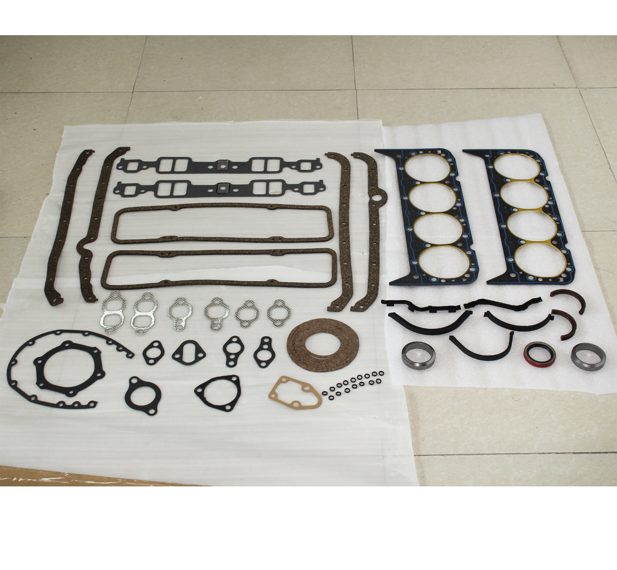 for SBC Small Block Chevy 327 350 Full Set Overhaul Gasket 260-1000 VA618