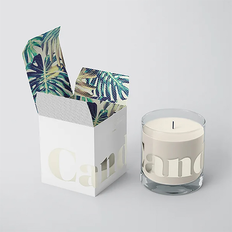 Personalised Gift Box Candle Biodegradable Candles With Box Organic Soy Personalize Wholesale Flower Wax Candle Box