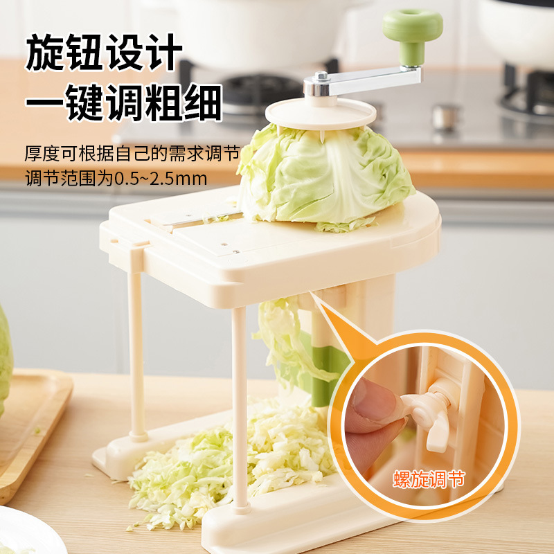 multi-function vegetable chopper Japanese cabbage chipping machine Russian popular kitchen hand-operated shredder/slicer