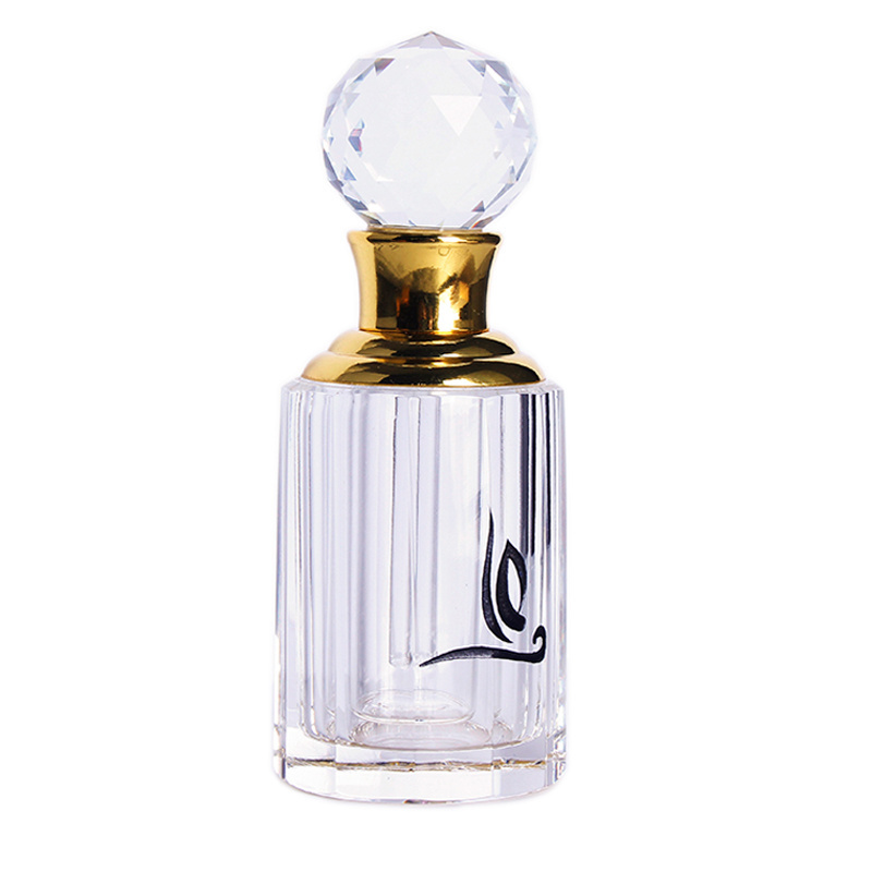 Luxury Clear Oil Perfume Bottle Crystal Wholesale With European Style