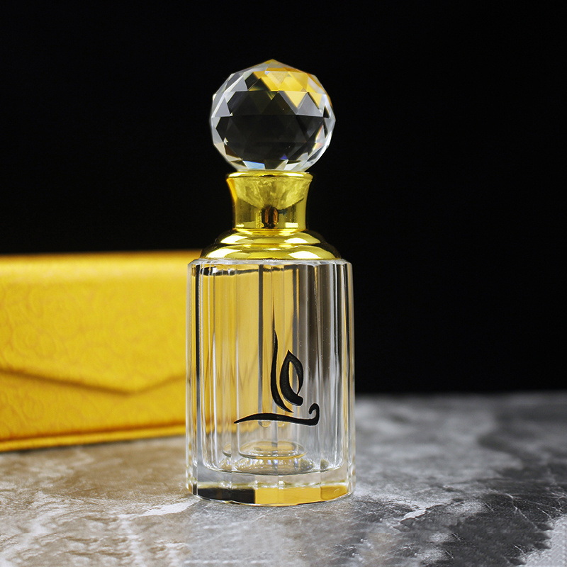 Luxury Clear Oil Perfume Bottle Crystal Wholesale With European Style