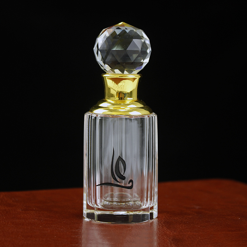 Luxury Clear Oil Perfume Bottle Crystal Wholesale With European Style