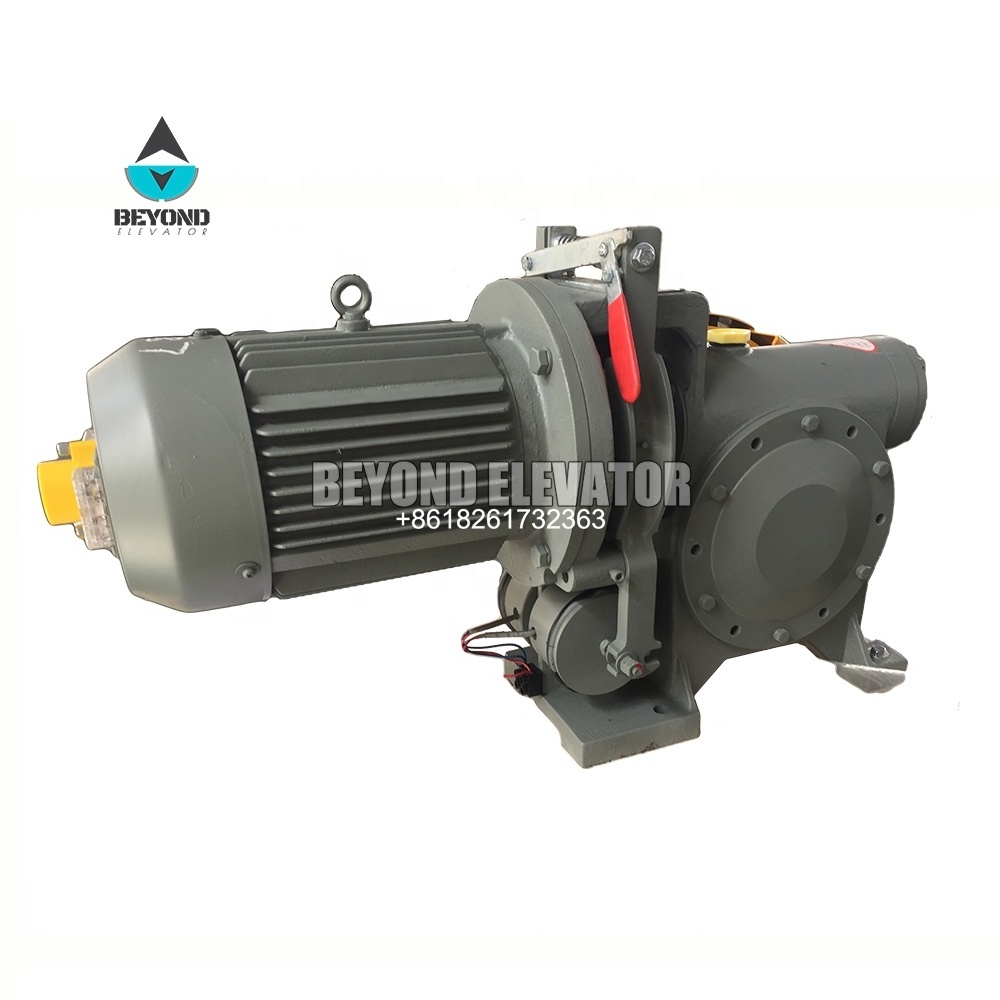 Elevator dumbwaiter lift motor YJF100K traction machine for food/small goods/100kg/200kg/250kg/300kg/350kg motor for cargo lift