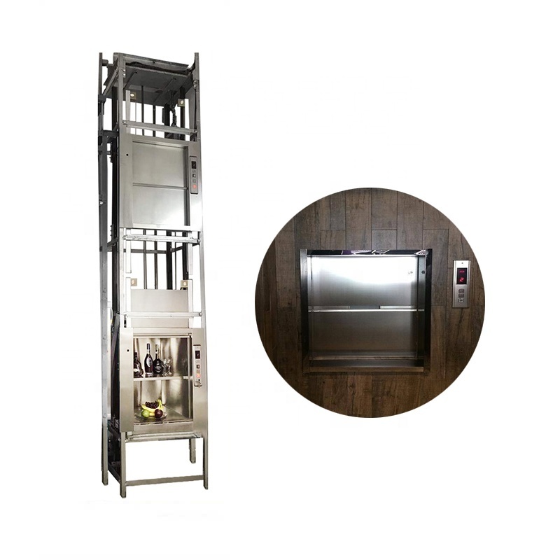 Outdoor dumbwaiter elevator kitchen food elevator for Restaurant/hotel/home small lift 100kg-350kg cargo goods