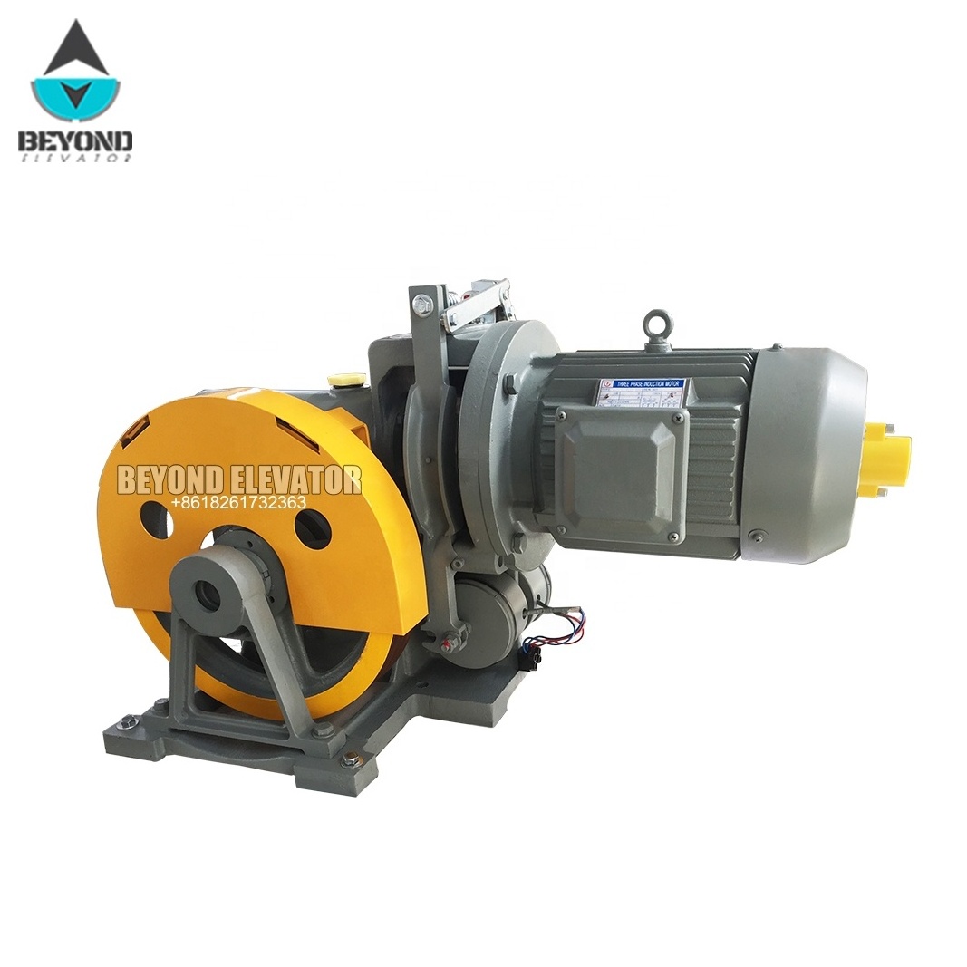 Elevator dumbwaiter lift motor YJF100K traction machine for food/small goods/100kg/200kg/250kg/300kg/350kg motor for cargo lift