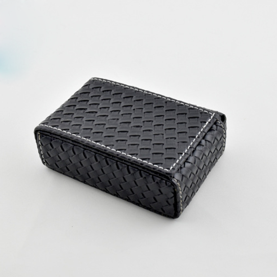 PU Leather Smoking Tobacco Cigarette Case Lighter Holder