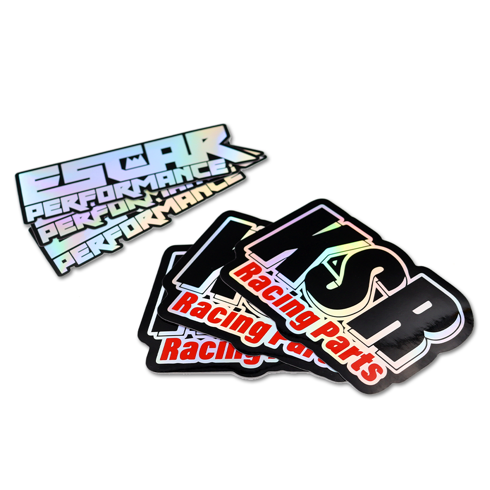 Waterproof PVC Laptop Skateboard Die Cut Logo Stickers Custom Printed Bumper Vinyl Sticker