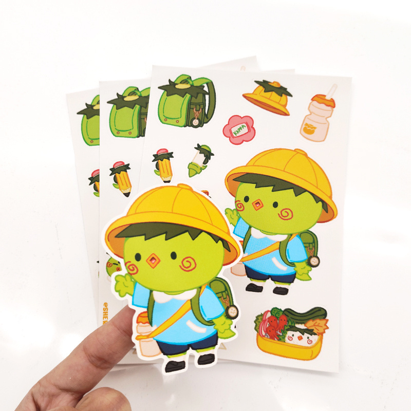 High Quality Custom A6 Reusable Japan Anime Cute Sticker Album Collection Book