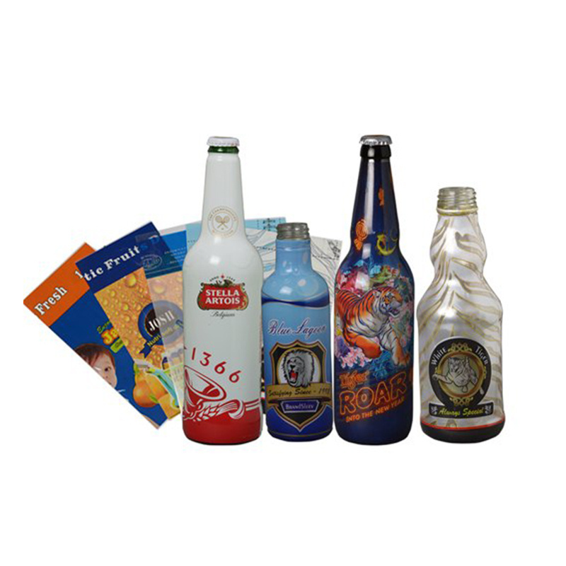 Custom Waterproof Pvc/Pet  Digital Printing Sublimation Vodka Bottles Cap Heat Shrink Wire Sleeves Label For Drinks Beer Coffee