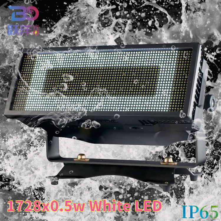 beyond 1728x0.5w white waterproof IP65 led strobe light by DMX512 control Strobe Effect Super Bright Stage Lights for concert