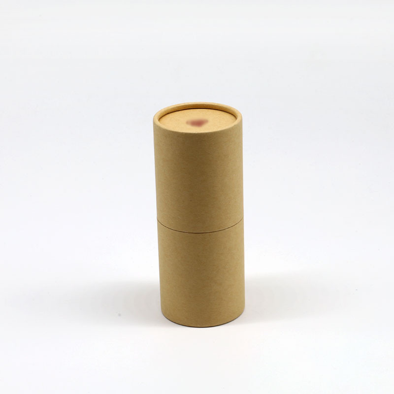 High Quality Empty Bio Friendly Lip Balm Cosmetic Glue Stick Container Cardboard Packaging Gold Logo Twist Up Paper Tube