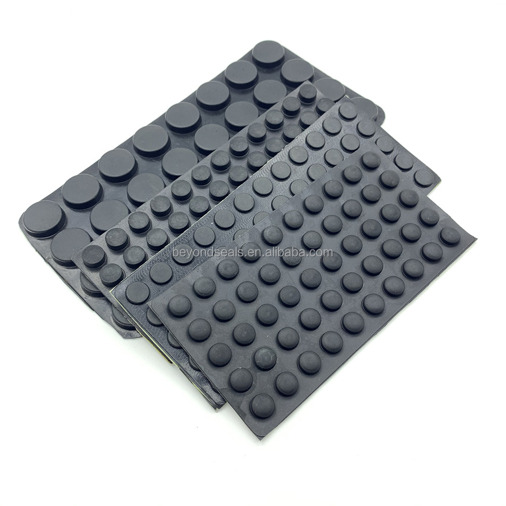 Customized Rubber Bumpers Legs Self Adhesive Rubber Anti Slip Pads