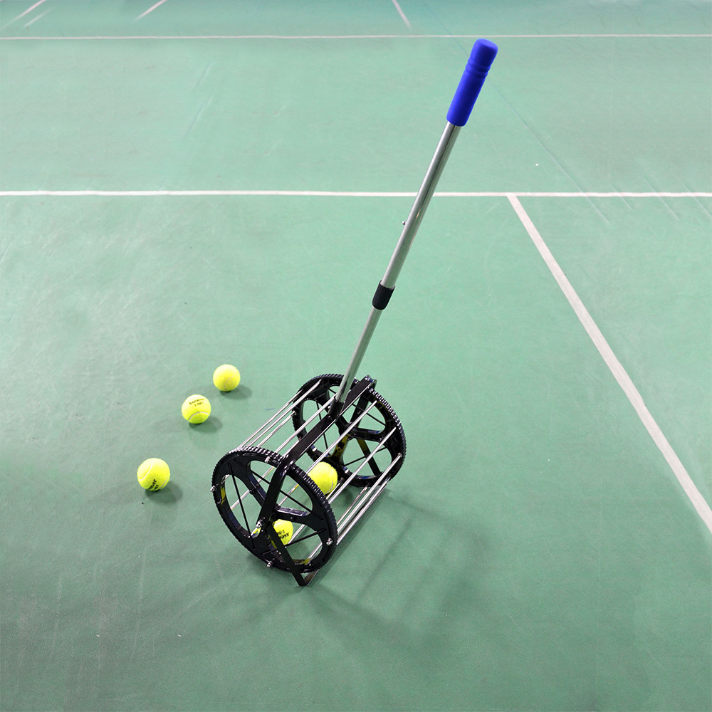 IN STOCK Tennis Ball Pick Up Tennis Ball Picker Collector Training Equipment roller for ball court