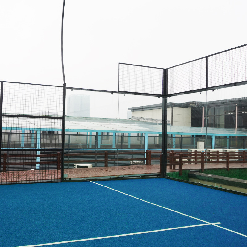 Custom Outdoor Indoor Tennis Court Portable Panoramic Paddle Tennis Court For Sale