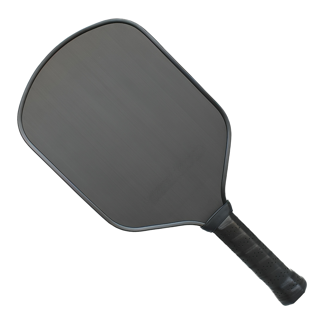 2024 New Design 100 Tons Hot Press Raw Carbon Fiber Kevlar Pickleball Paddle 13mm Graphite Rough Surface Pickleball Paddle