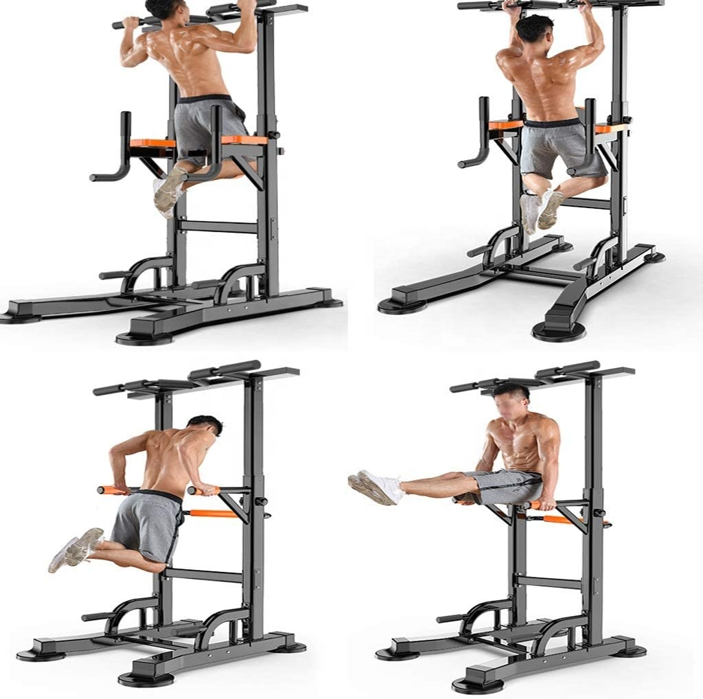 Wholesale Horizontal Bar Power rack with Weight Bench Dip Station Tower Single Parallel Bar Fitness Equipment Pull Up Bar