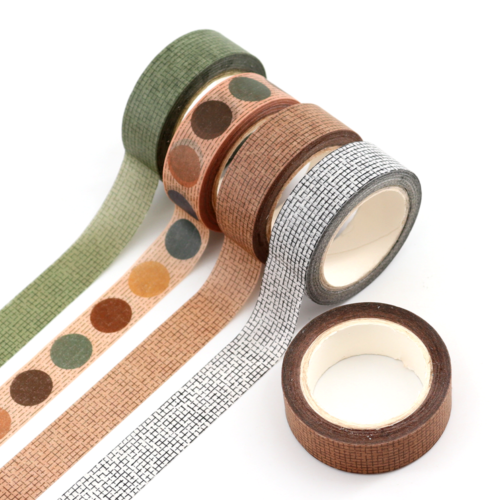 No Moq Custom Stastionery Washi Tape Set For Notebook Wholesale Washi Sticker Paper In Bulk