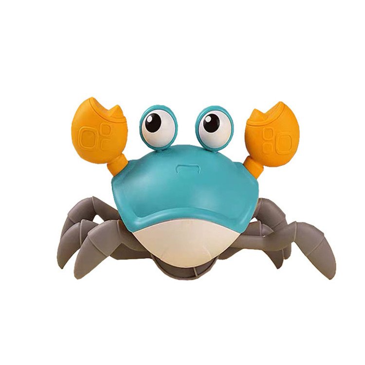 New Hot Sale Cute Cartoon Crab Toys Clockwork Wind Up Traction Crawling Crab Baby Water Play Bath Toys For Shower