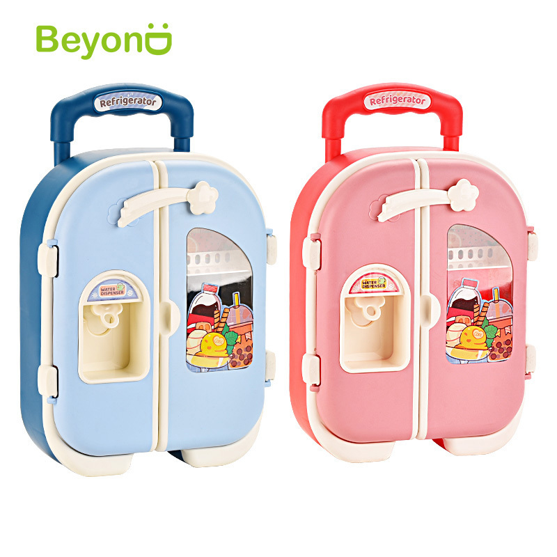 kitchen toy mini food home refrigerator toys plastic toy refrigerator  for kids