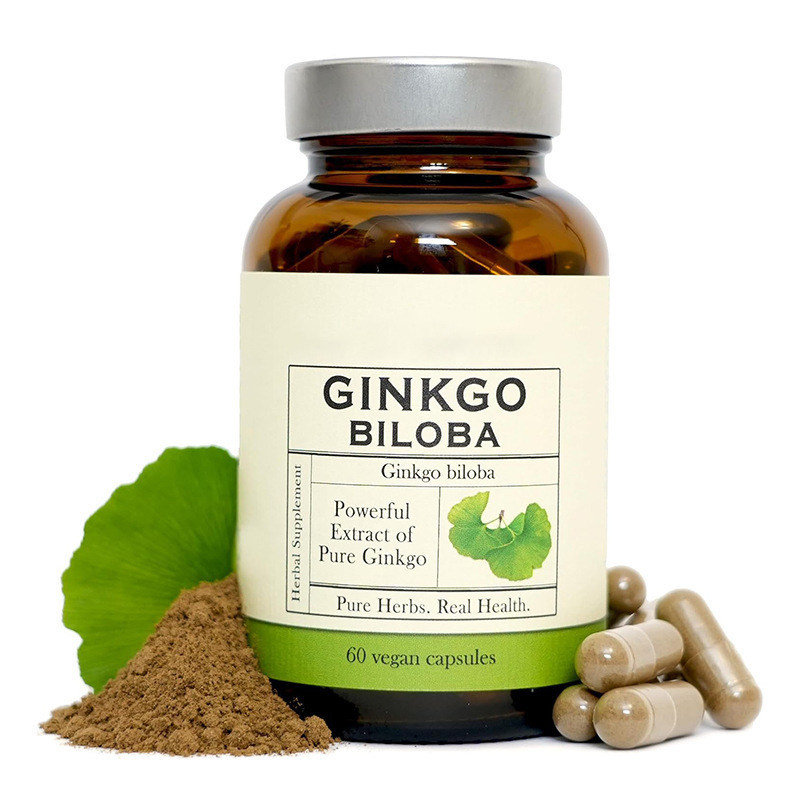 OEM Private Label OEM Ginkgo Biloba Extract Supplement Herb Ginkgo Biloba Capsules