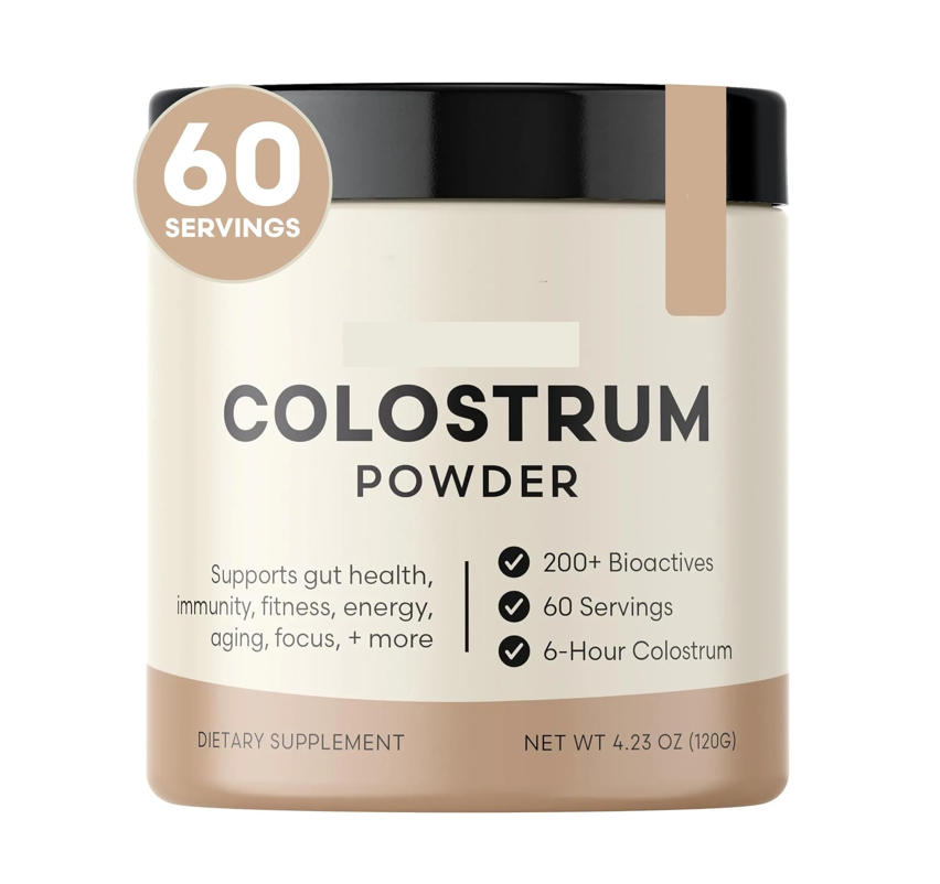 Private Label Herbal Supplements Gut Health Supplement Colostrum Powder for Immune Support and Muscle Recovery