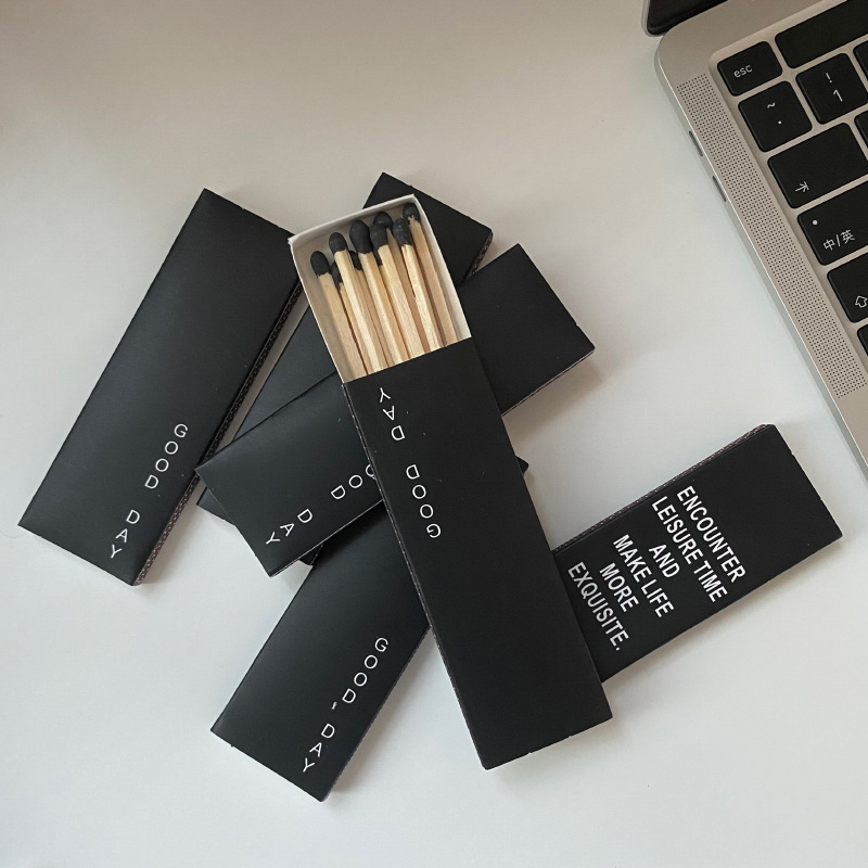 Hot Selling Cheap Black Colorful Safety Outdoor Personalised Matches With Logo