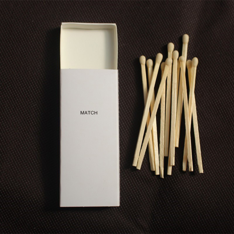 Spot Scented Candle Long Rod Match Lengthened 7.5 cm 10cm Black Head White Pink Red Blue Head Scented Wax Match With Box