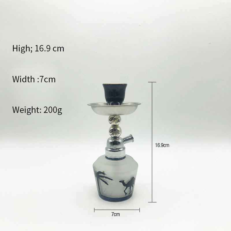 Mini Smoking Hookah Shisha Manufacture Chicha Small Size Hookah Shisha Glass Hookah