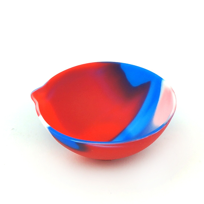 Hot Selling Classic Bowl Mini Colorful Silicone Bowl Smoking Jar Container Dry Herb Tobacco Spice Storage Bowl