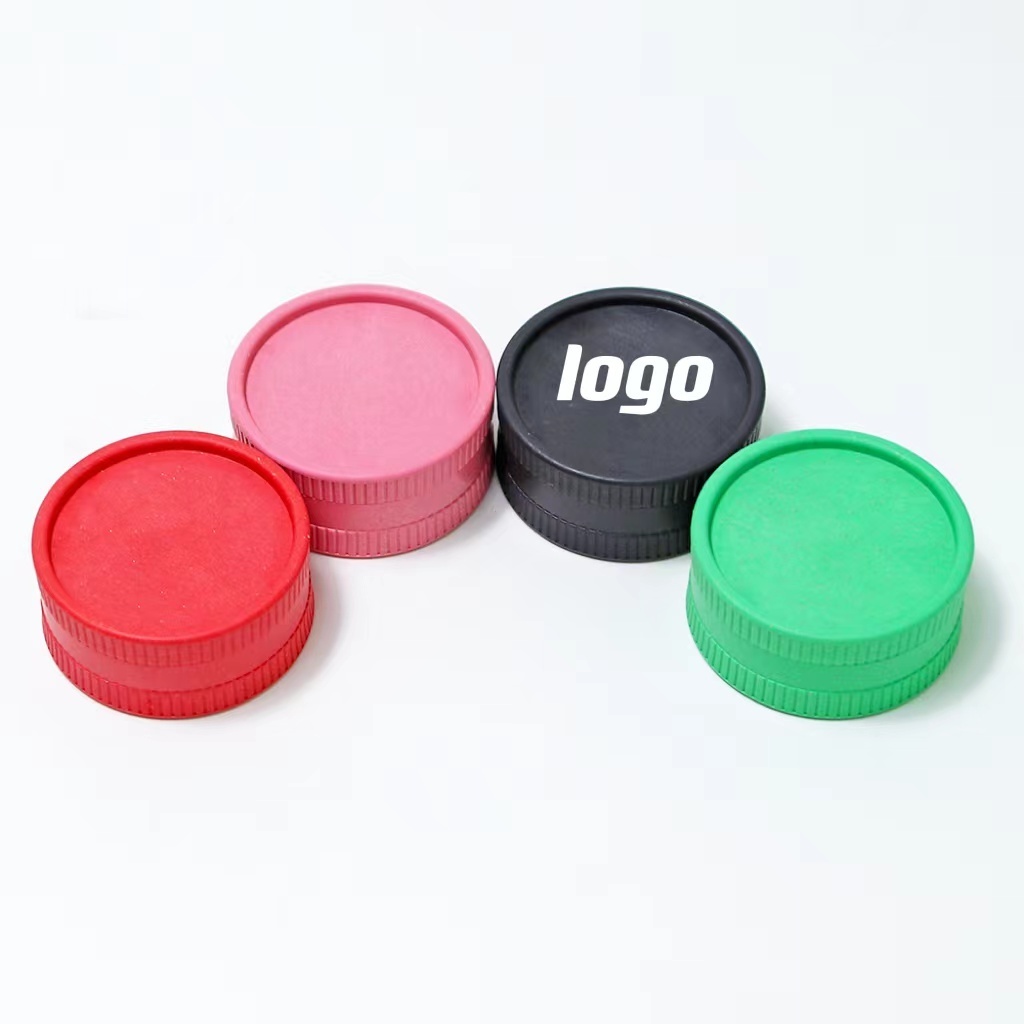 Beyou Custom logo grinder tobacco Smoking Accessories 56mm Bio eco Plastic Degradable Grinder Biodegradable herb grinder