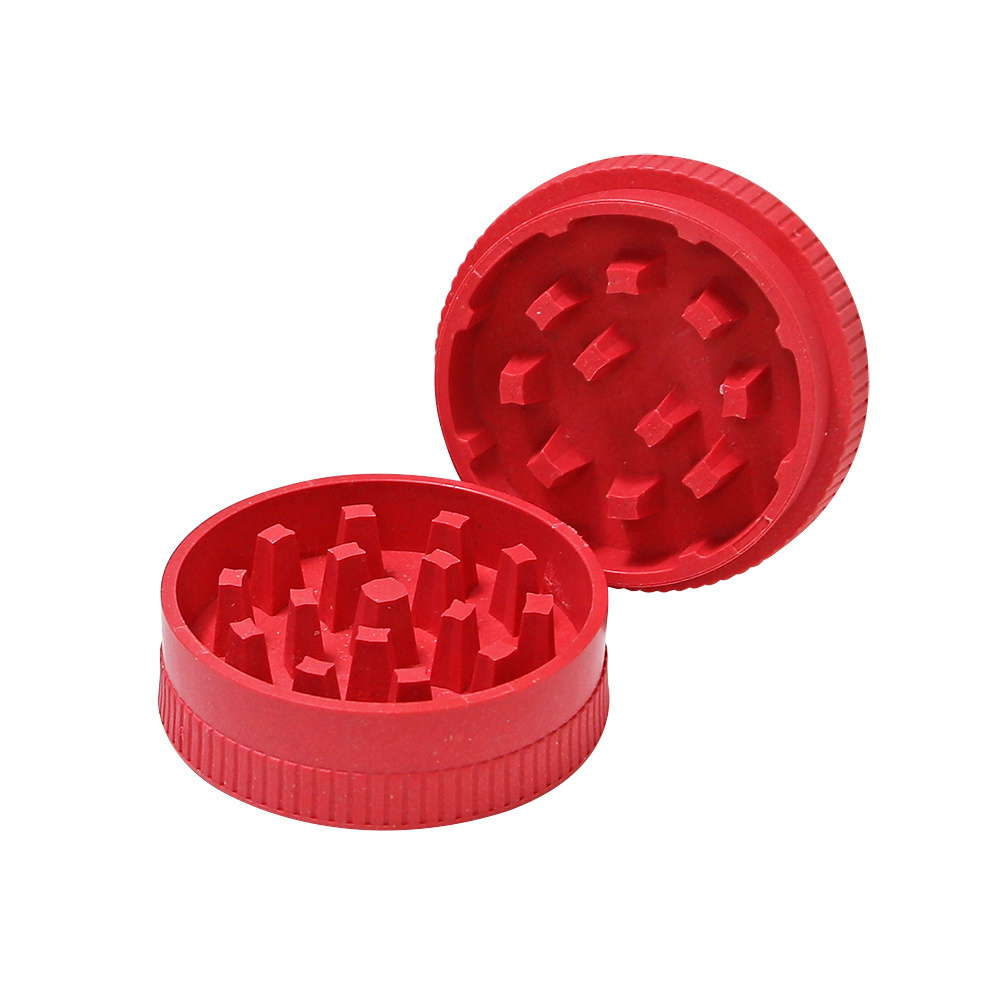 Beyou Custom logo grinder tobacco Smoking Accessories 56mm Bio eco Plastic Degradable Grinder Biodegradable herb grinder