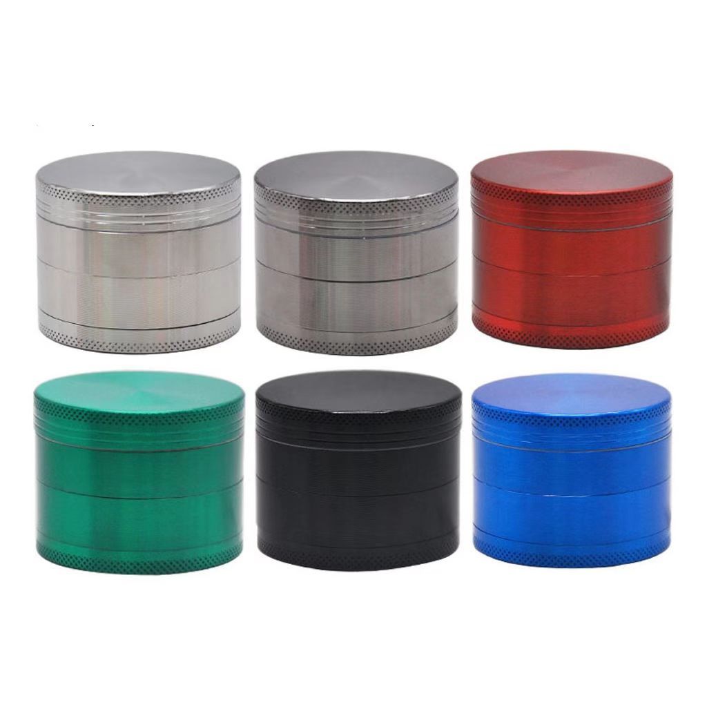 40mm 50mm 55mm 63mm Tobacco Crusher Herb Grinder Wholesale Custom Logo Printing 3 Inch Magnetic Zinc Alloy Manual Herb Grinder