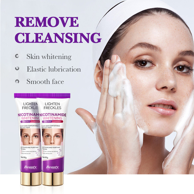 Wholesale Clear Skin Care Deep Cleanser Moisturizing Lightening skin Gentle Nicotinamide Anti spotWhitening Series Cleanser