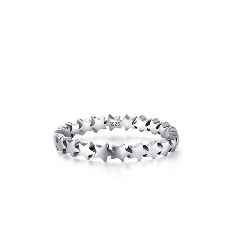 custom star designer cool medieval hammered ring knuckle full finger chunky 925 sterling silver girl unique stackable rings