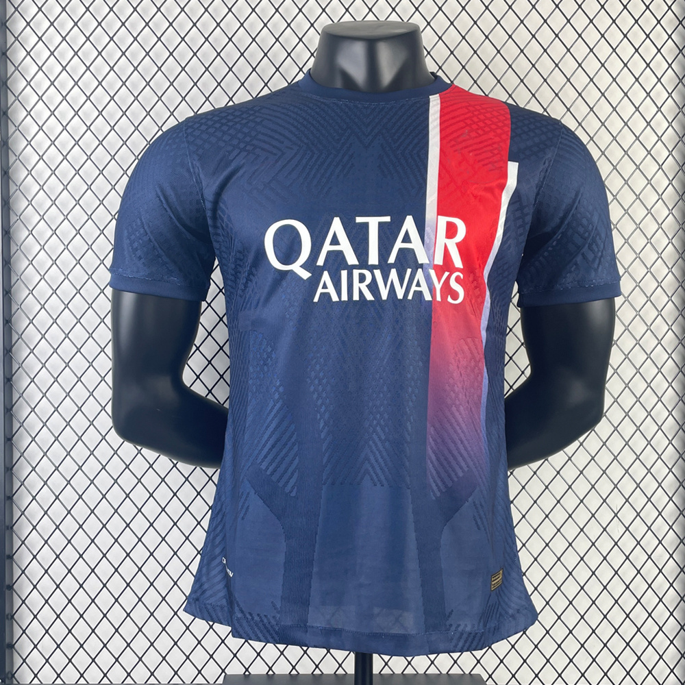 23 24 Paris Home Player Jersey  Slim Fit Football Soccer Jersey Men Club Shirt Paris Saint Germain Jersey