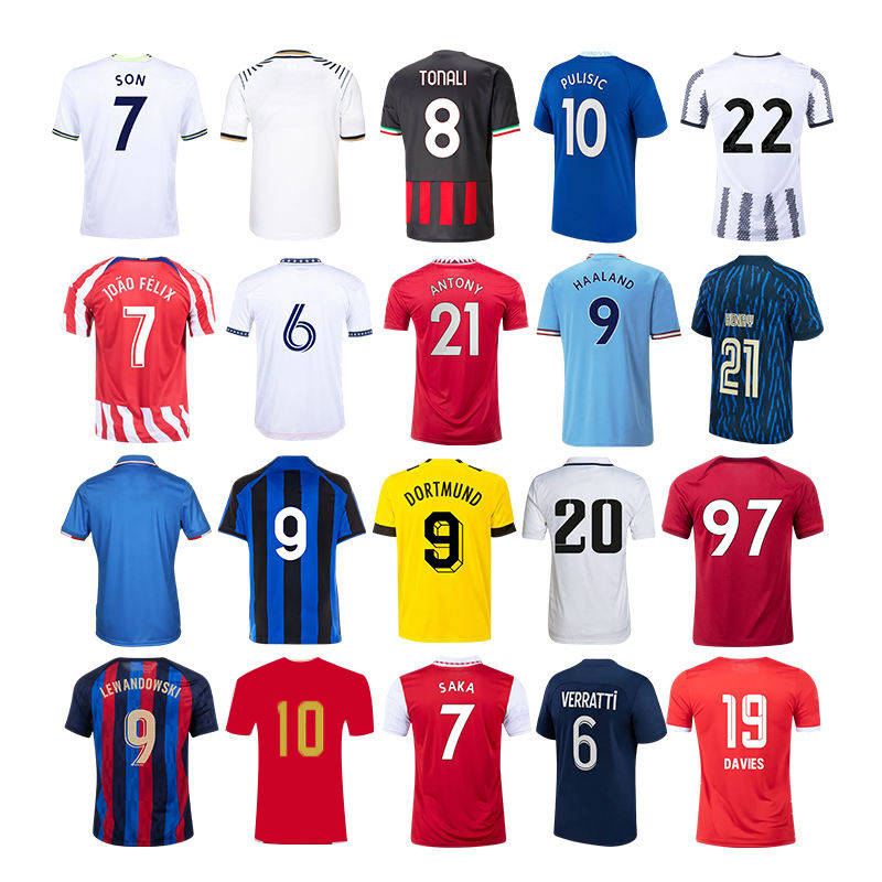 New 2023 custom Jersey quality Thai football jersey men's football Uniform Set team football Jersey Soccer Wear