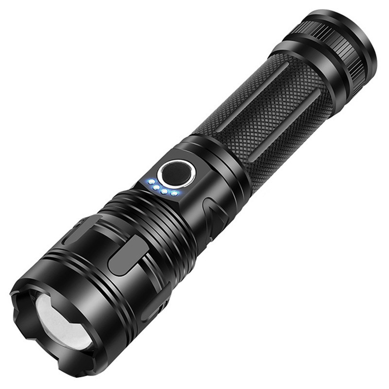 Handheld Waterproof  Flashlight Portable Charger With Flashlight Zooming Flashlight Torch