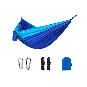 Portable Single & Double Parachute Travel Outdoor Camping Accessories Hammock With Tree Strap