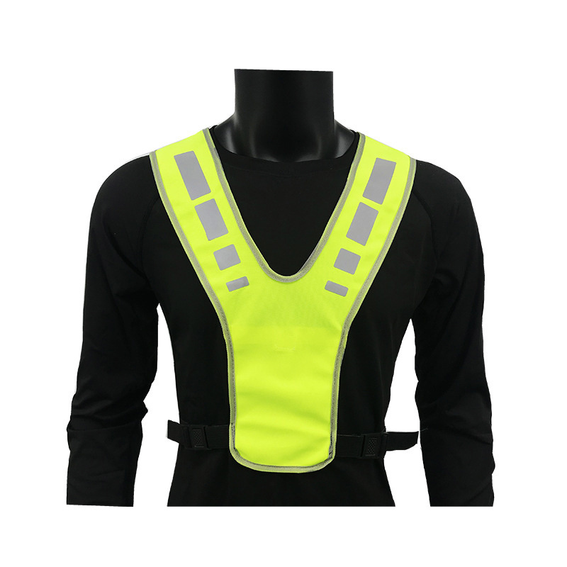 High Vis Reflect Run Safety Vest Gear For Outdoor Sports Night Walking Jogging Bicycle Cycling