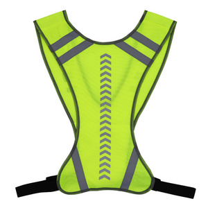 High Vis Reflect Run Safety Vest Gear For Outdoor Sports Night Walking Jogging Bicycle Cycling