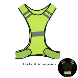 Adjustable High Visibility Mesh Sports Work Night Running Cycling Walking Gear Reflective Security Vest