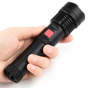 Handheld Waterproof  Flashlight Portable Charger With Flashlight Zooming Flashlight Torch