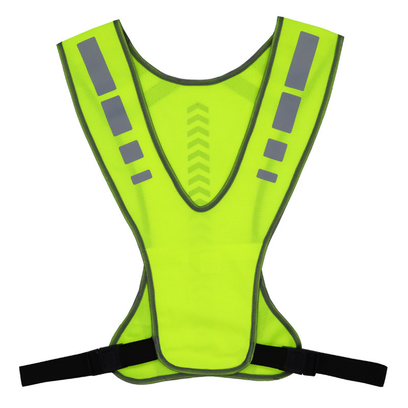 High Vis Reflect Run Safety Vest Gear For Outdoor Sports Night Walking Jogging Bicycle Cycling