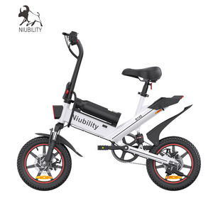 EU warehouse 14 inch Bicicleta Electrica Niubility B14S E Bicycle 48V 400W Motor 32km/h 80km Range Electric City Bike