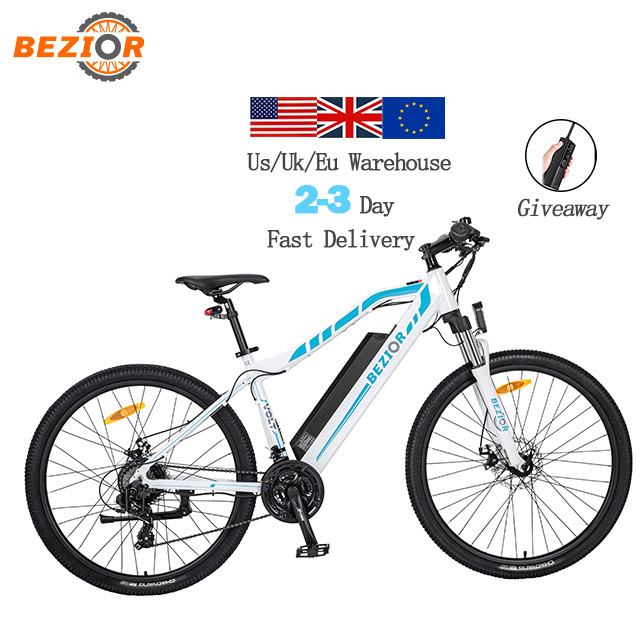 Poland Europe Warehouse 27.5 Inch Wheel 250W Motor Max Speed 25km/h E  Bicycle Bezior M1 Pro Electric City Hybrid Men Bikes