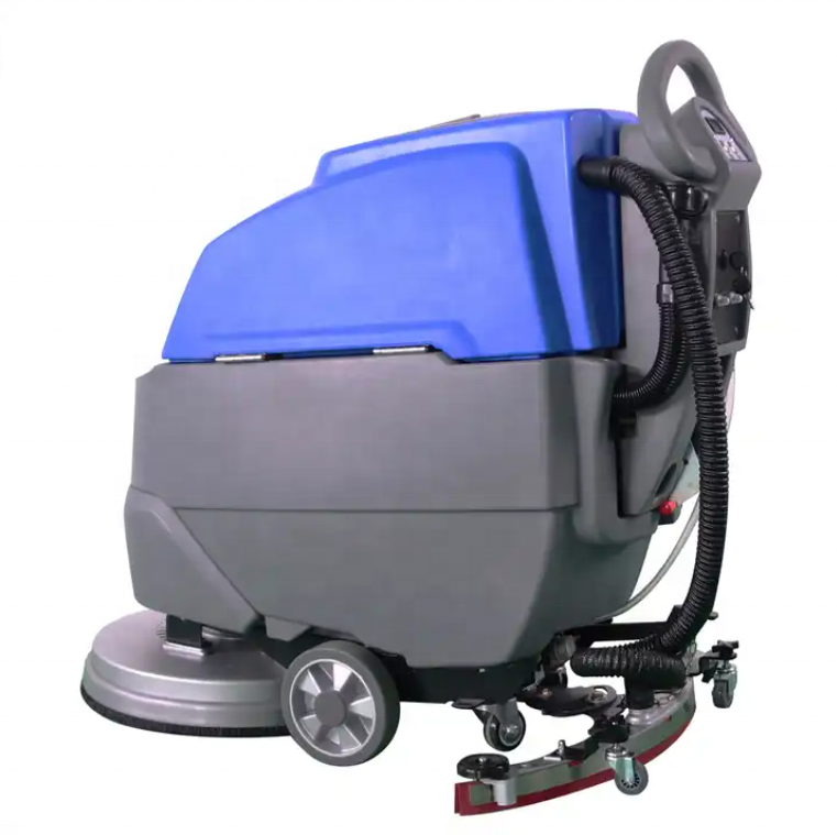 Hand propelled floor scrubber Factory workshop Shopping mall Hotel industrial and commercial cleaning suction and mopping