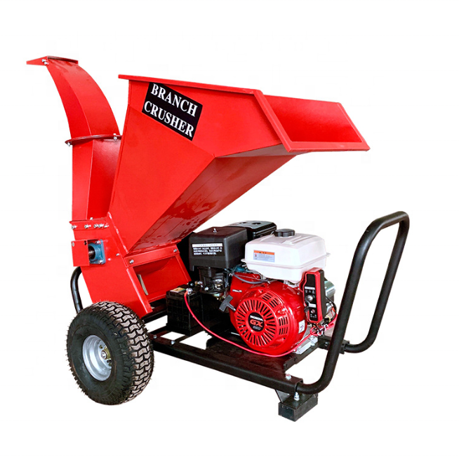 High quality forestry machinery, gasoline and diesel wood chippers, wood crushers for tree branches